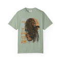 Lion Graphic T-Shirt — "A True King Gives" Inspirational Reggae Rasta Tee